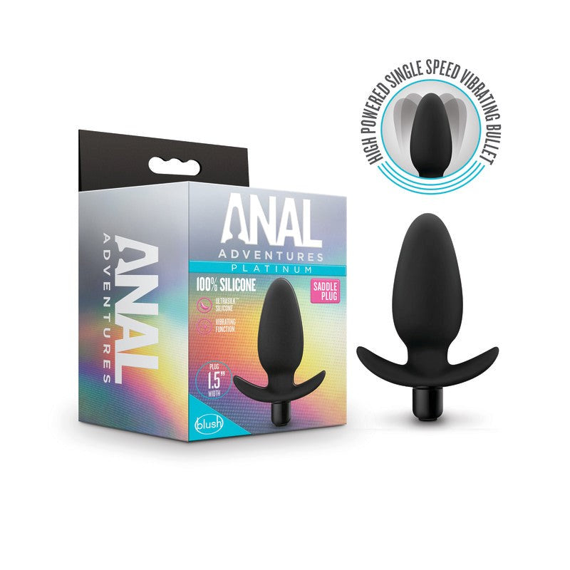 Anal Adventures Platinum Saddle Plug Butt Plugs