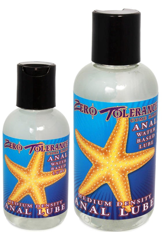 Zero Tolerance Water Based Anal Lube Medium Water Based Lubes