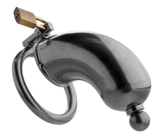 Armor Chastity Cage with Removable Urethral Insert - Penis Plugs