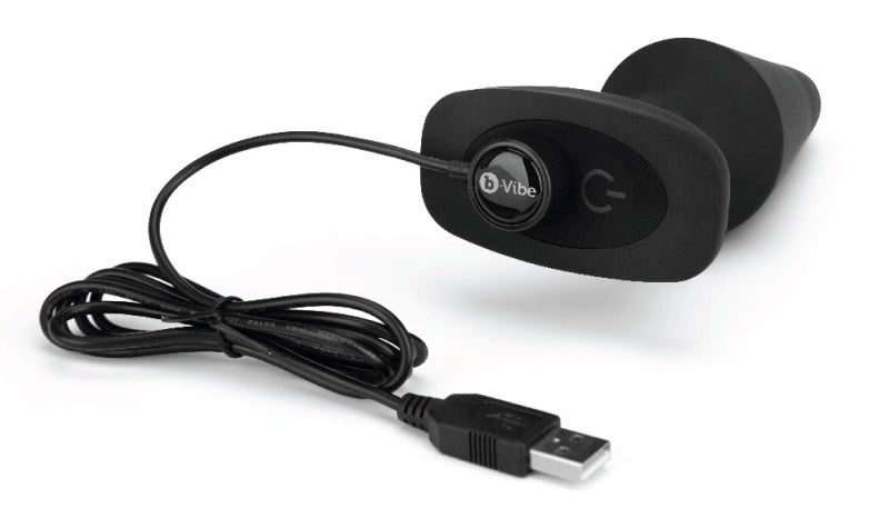B-Vibe Rimming Plug XL - Powerful Vibrations and Unique Rimming Beads Anal Vibrators