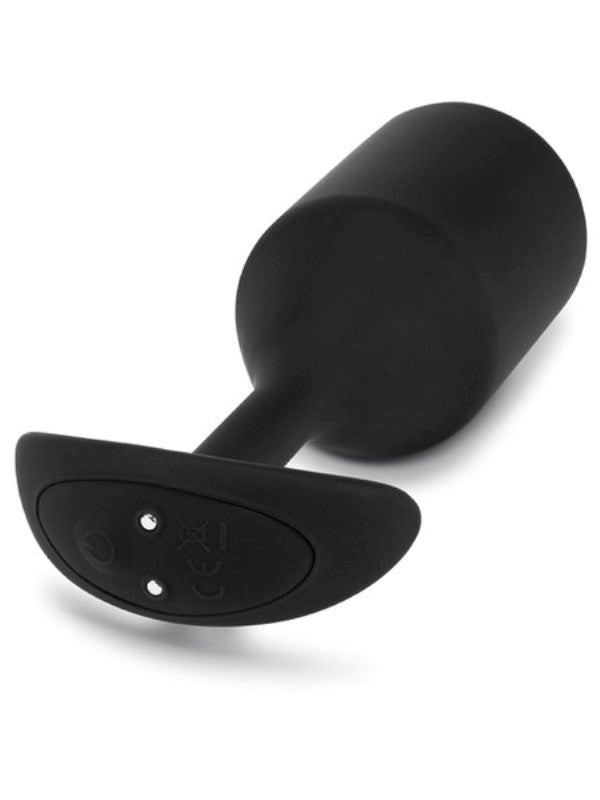 b-Vibe Vibrating Snug Plug XXL Black (size 5) Butt Plugs