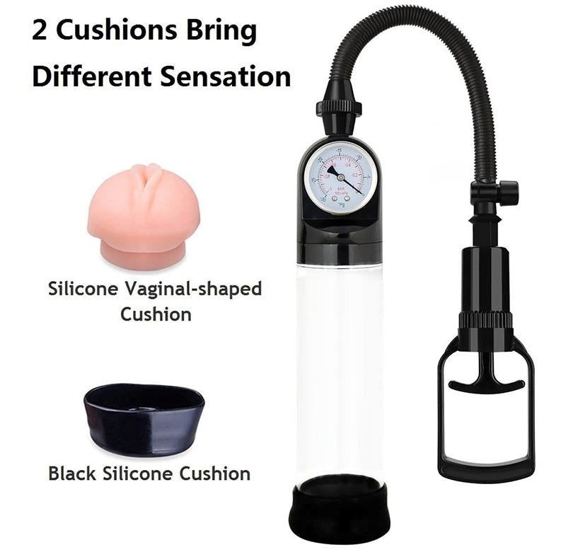 Big Man Penis Pump With Accu-Meter Pumps, Extenders and Sleeves