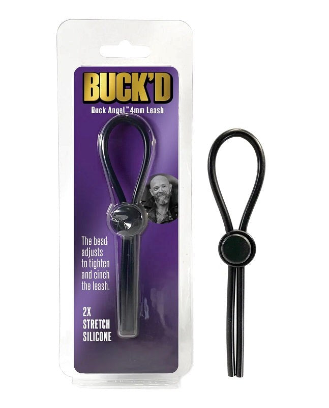 Buck'd 4mm Cock Leash Cock Rings