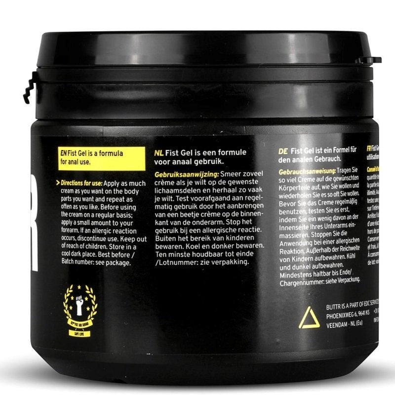 BUTTR Fisting Gel 500ml Anal Lubes