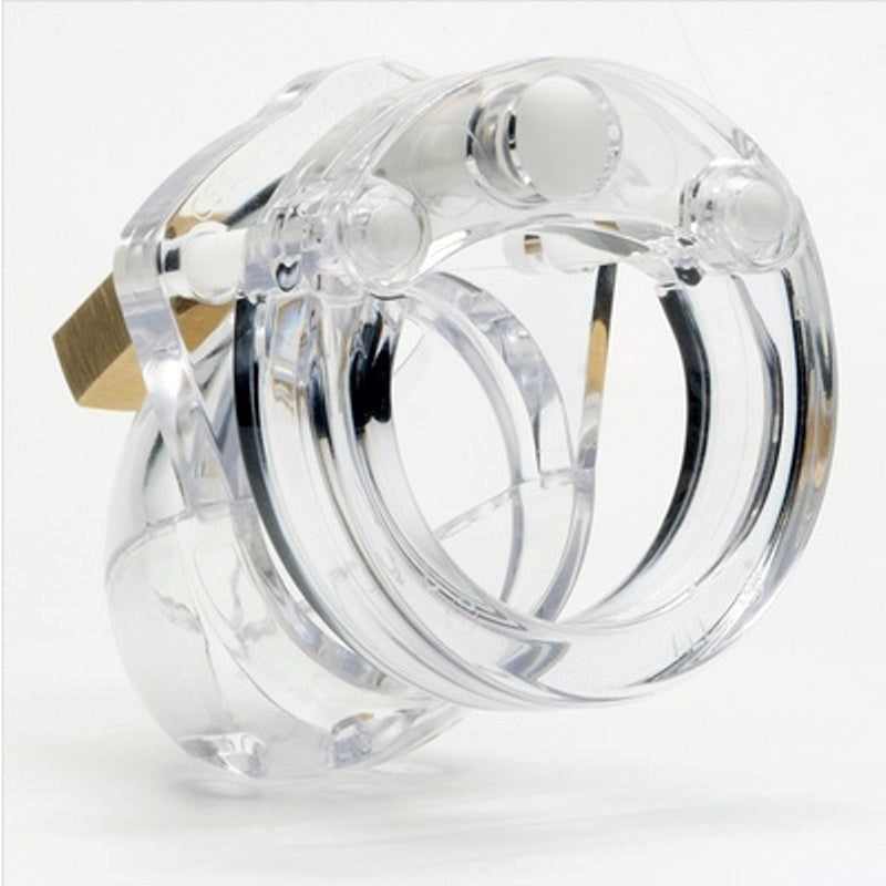 CB Mini Me Clear - Discreet Male Chastity Cage Kit Male Chastity