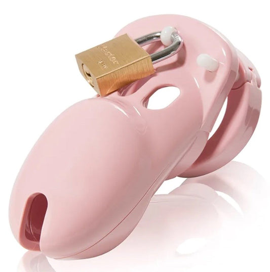 CB-3000 Chastity Cock Cage Set Pink Male Chastity