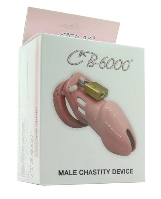 CB-6000 Cock Cage Set Pink Male Chastity
