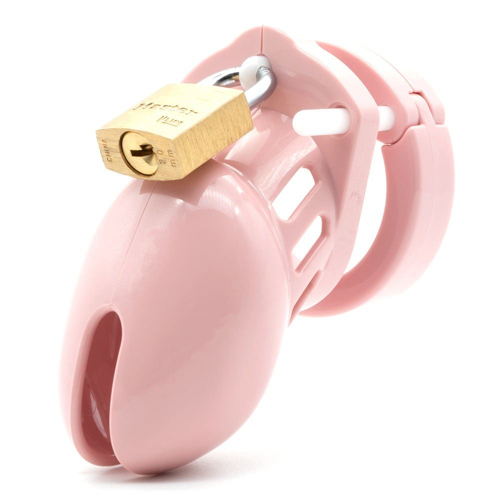 Customizable Comfort and Style - CB-6000s Pink Chastity Cage Male Chastity