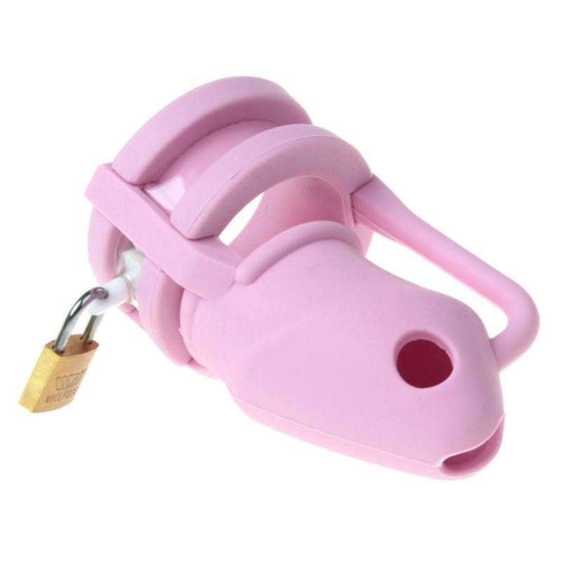 Chastity Cage Silicone Birdlocked Male Chastity