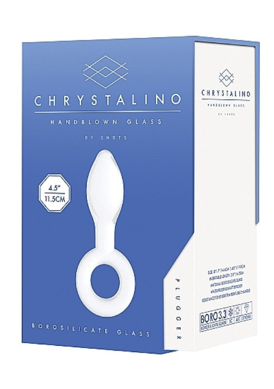 Chrystalino Plugger White Butt Plugs