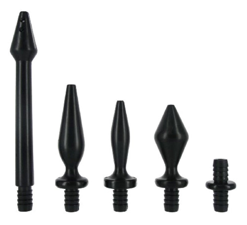 CleanStream Premium Silicone Enema Set White Anal Cleansing