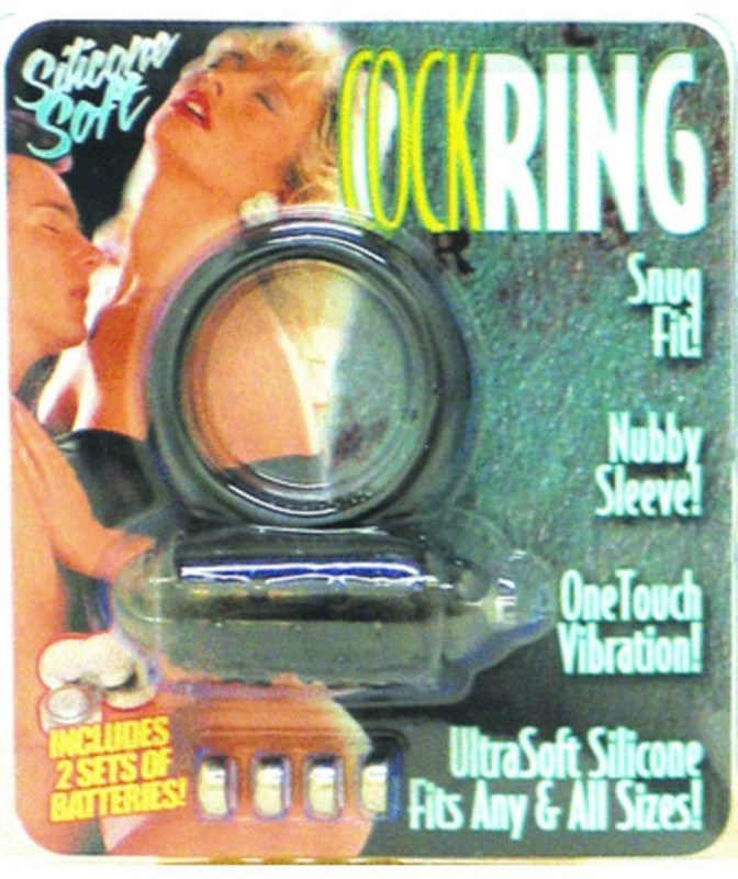 Cock Ring Silicone Soft Snug Fit 1 Touch Vibration Vibrating Cock Rings
