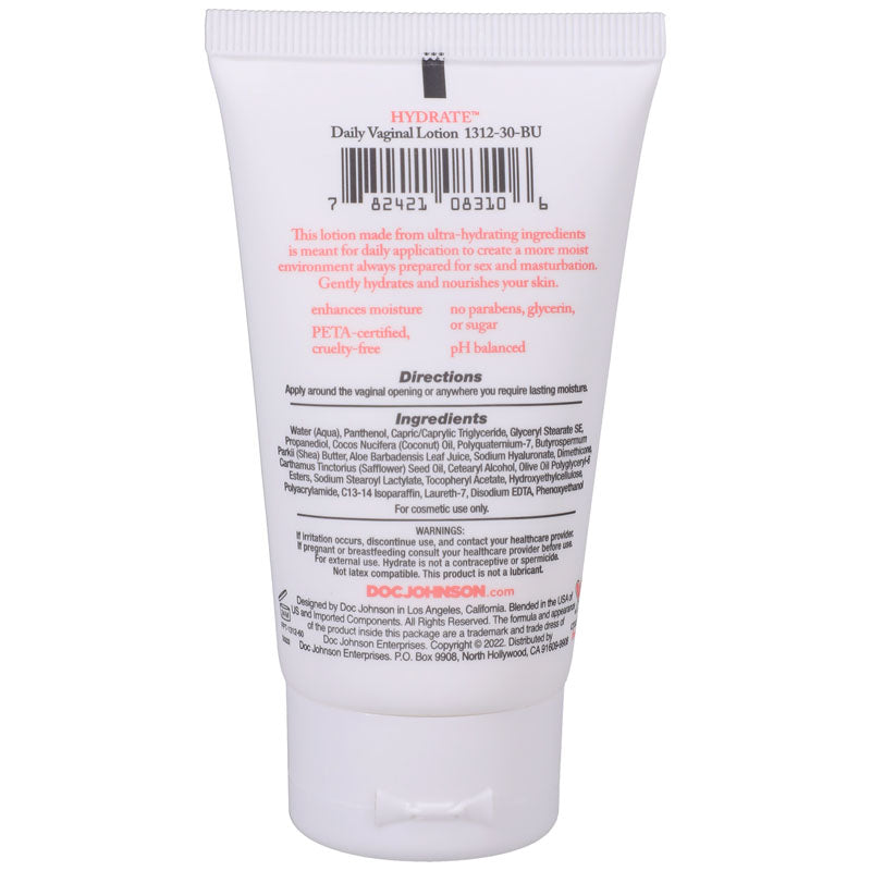 Doc Johnson Hydrate Daily Vaginal Lotion 56g Delay and Excite Sprays