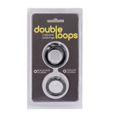 Double Loops Silicone Cockrings Set Stretchy Cock Rings
