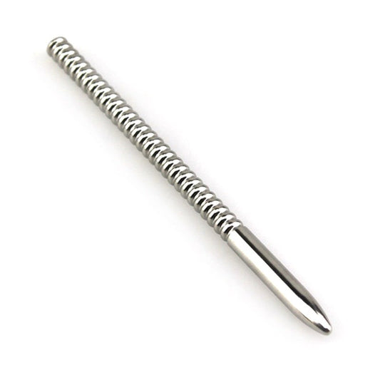 Double Spear Ribbed Urethral Sound - Penis Plugs