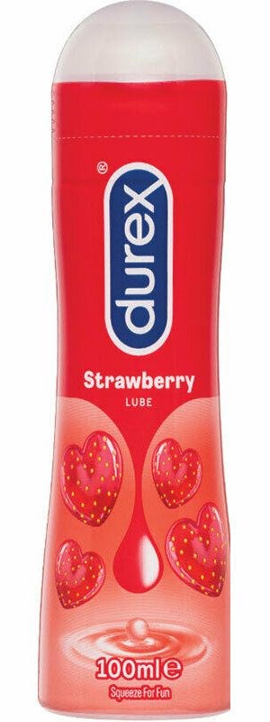 Durex Play Strawberry Lube 100ml Water Based Lubes