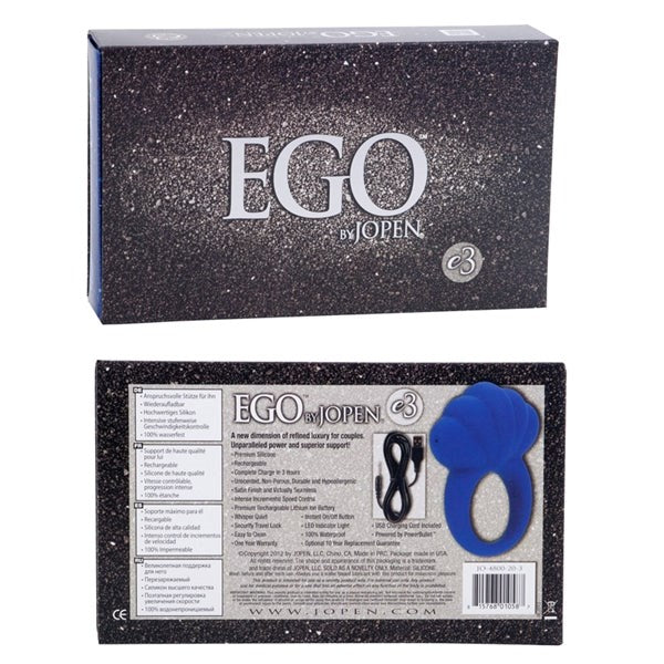 Ego by Jopen E3 Multi Functions Cock Ring Cock Rings