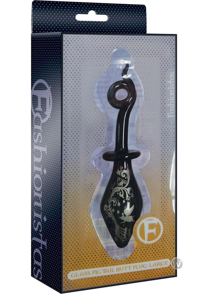 Glamorous Glass Pony Tail Plug - Fashionistas Collection Butt Plugs