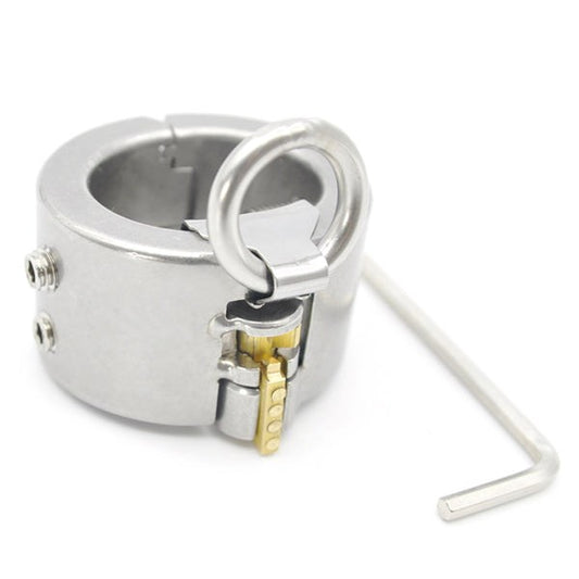 Stainless Steel BDSM Piercing Chamber - Explore Pleasure and Pain - Ball and Cock Toys