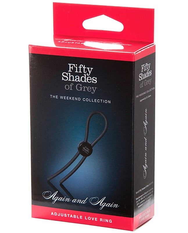 Fifty Shades of Grey Again and Again Adjustable Love Ring Cock Rings