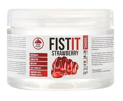Fist-It Anal Lube Strawberry Extra Thick 500ml Default Title Water Based Lubes