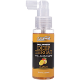 Doc Johnson GoodHead Mango Flavoured Deep Throat Spray 59ml Delay and Excite Sprays