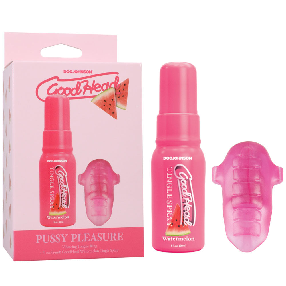 Doc Johnson GoodHead Pussy Pleasure Sexy Party Kit Pink Sex Kits
