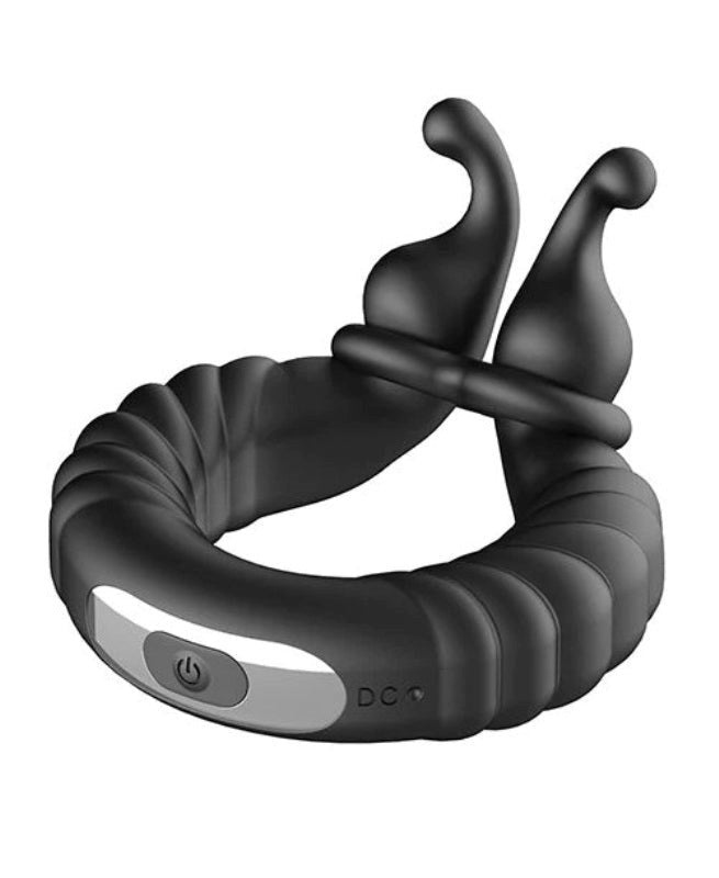Forto F-24 Textured Vibrating Cock Ring Vibrating Cock Rings