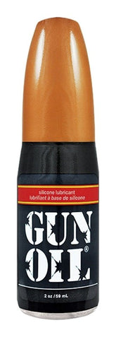 Gun Oil Silicone Lubricant - Hypoallergenic, Water-Resistant, Vitamin E and Aloe Vera Enriched Silicone Based Lubes