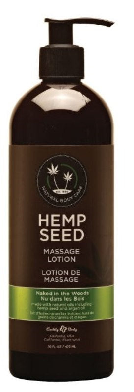 Hemp Seed Massage and Body Oil Naked in the Woods 237 ml Lubricants and Lotions