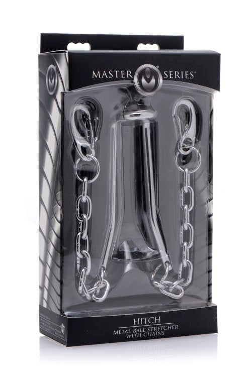 Master Series Hitch Metal Ball Stretcher - Durable Chains for Intense Play Cock Rings