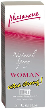 Hot Pheromones Woman Natural Spray Extra Strong 10ml Delay and Excite Sprays