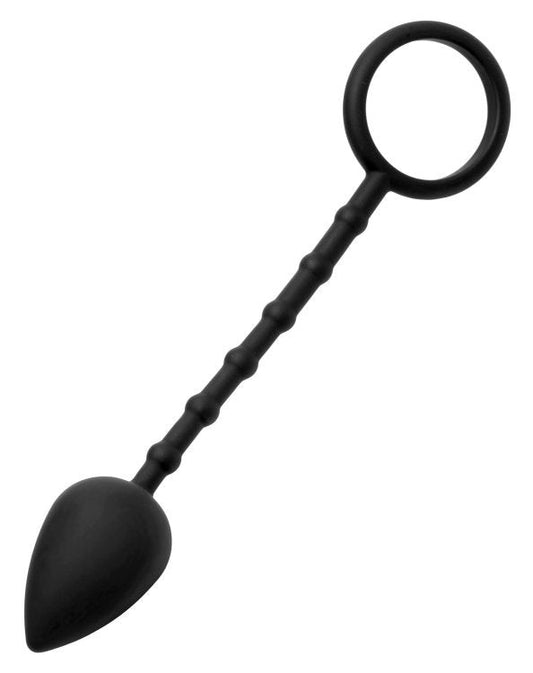 Imbed L Silicone Anal Plug and Cock Ring - Cock Rings