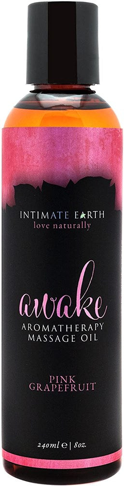 Intimate Earth Aromatherapy Massage Oil 240ml Water Based Lubes