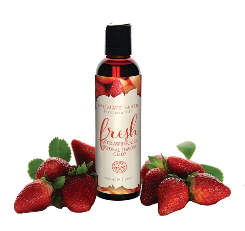 Intimate Earth Natural Flavors Glide 120ml Water Based Lubes