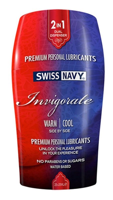 Invigorate 2-In-1 Warming and Cooling Lubricants 50ml Delay and Excite Sprays
