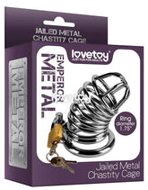 Jailed Metal Chastity Cage Male Chastity