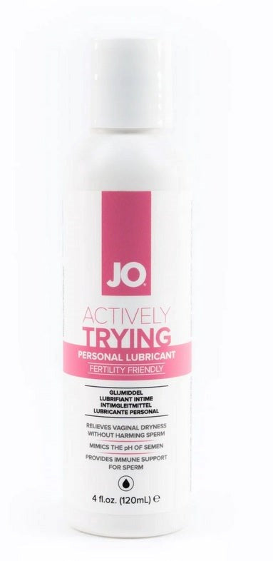 Jo Actively Trying Lubricant 4 Oz / 120 Ml (T) Water Based Lubes