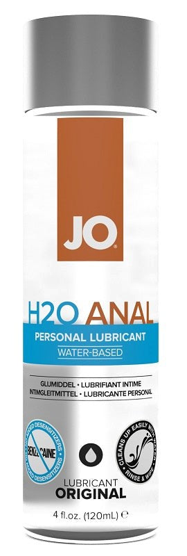 JO® H2O ANAL Lubricant - Unleash Pleasure, No Desensitizers Anal Lubes