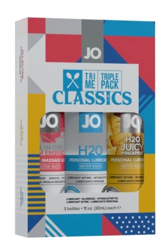 JO Tri Me Triple Pack Classics Water Based Lubes