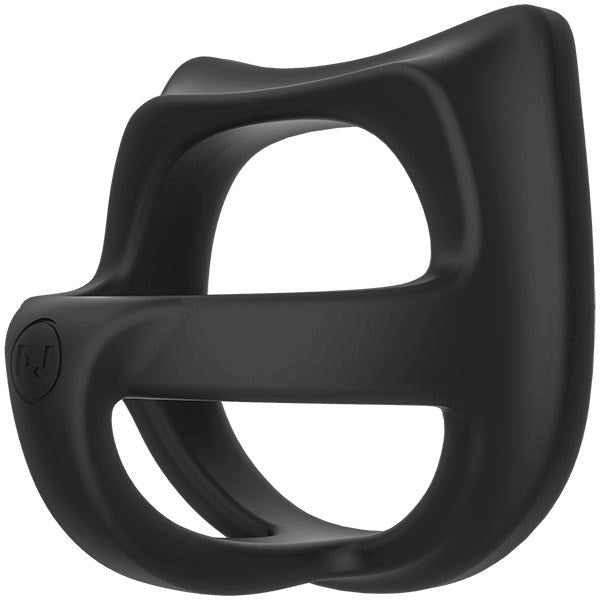 Kink Cock Jock Silicone Splitter Black Cock Rings