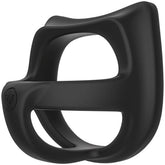 Kink Cock Jock Silicone Splitter Black Cock Rings