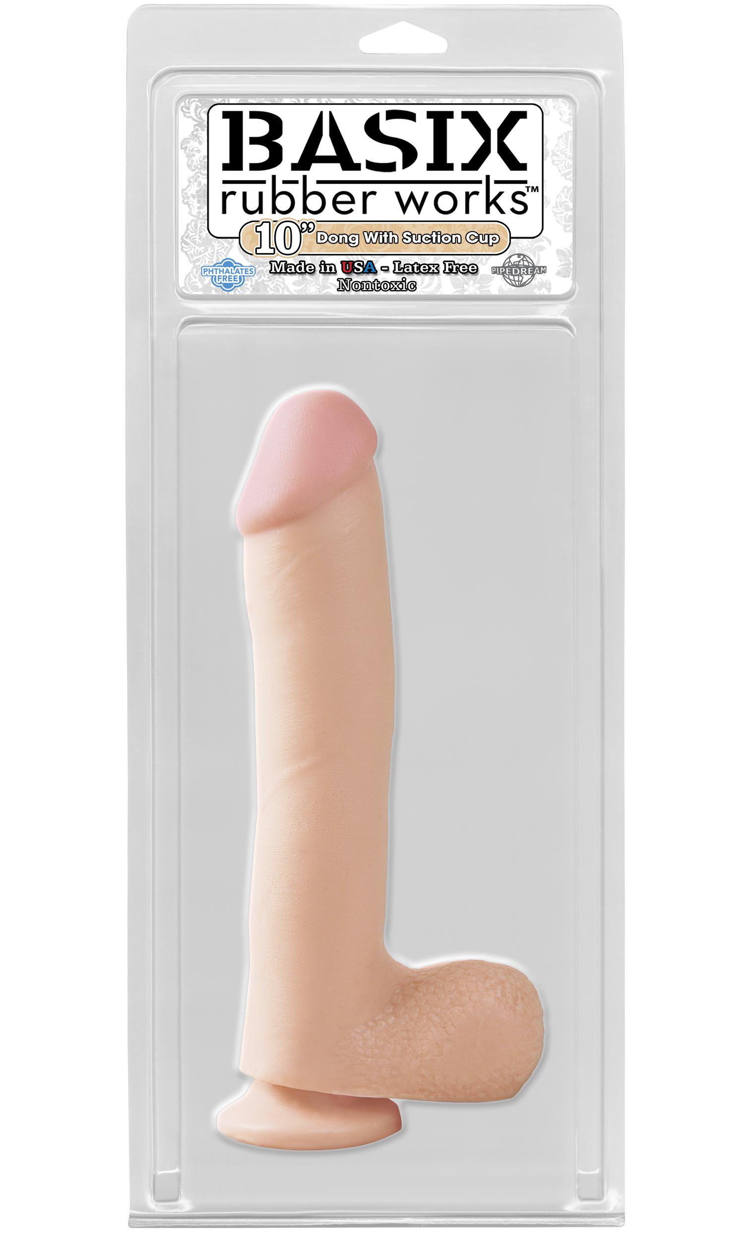 Pipedream Basix 10 Inch Suction Cup Realistic Dildo Realistic Dildos