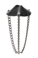 Leather Parachute Ball Stretcher Steel Cock Rings