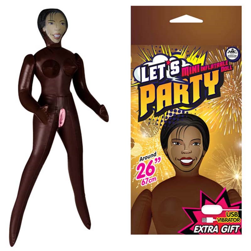 Lifelike Vibrating Pleasure - 'Let's Party Mini Doll Abby' Love Dolls
