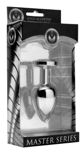 Lucent Jewel Accented Anal Plug Butt Plugs