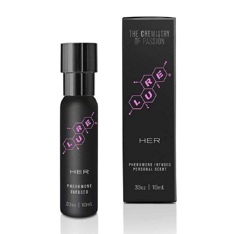 Lure Black Label for Her Pheromone Infused Personal Scent Delay and Excite Sprays