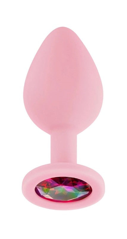 Luv Inc Jp32 Medium Jeweled Plug Pink Prostate Toys
