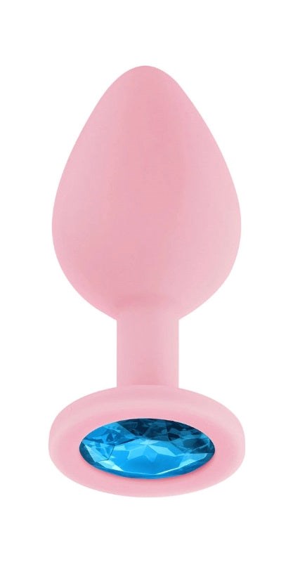 Luv Inc Jp32 Medium Jeweled Plug Pink Prostate Toys