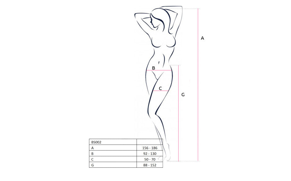 Passion Lingerie Womens Suspender Tights With Hearts OS G-Strings, Panties and Shorts